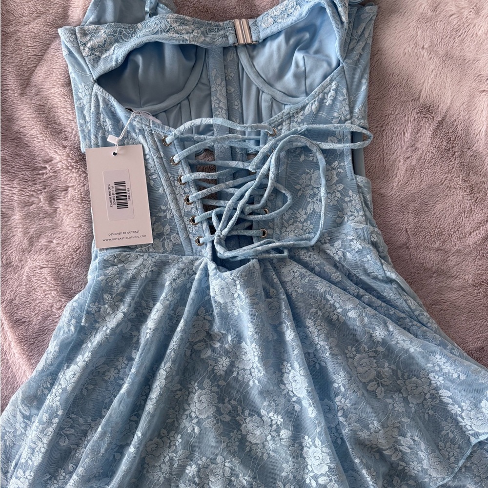 Blue Mini Dress - Picture 5 of 7